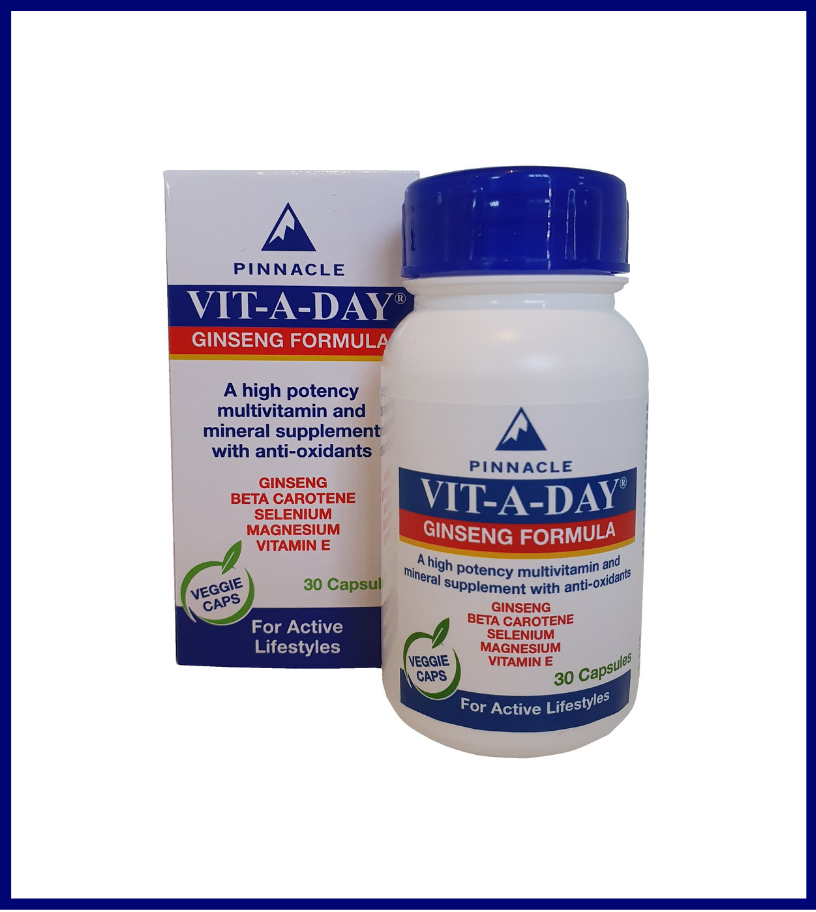 Vit-A-Day Ginseng Formula Veggie Capsules 30/90