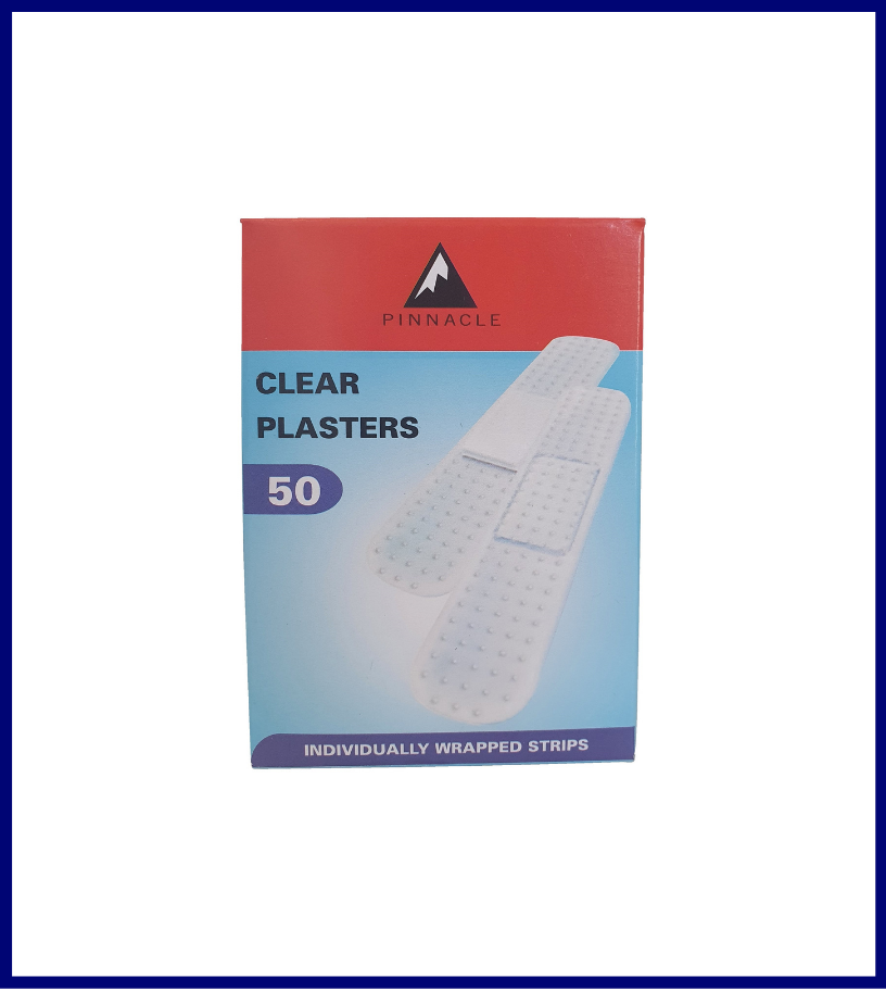 Plasters Clear Strips 20/50 – Pinnacle Pharmaceuticals